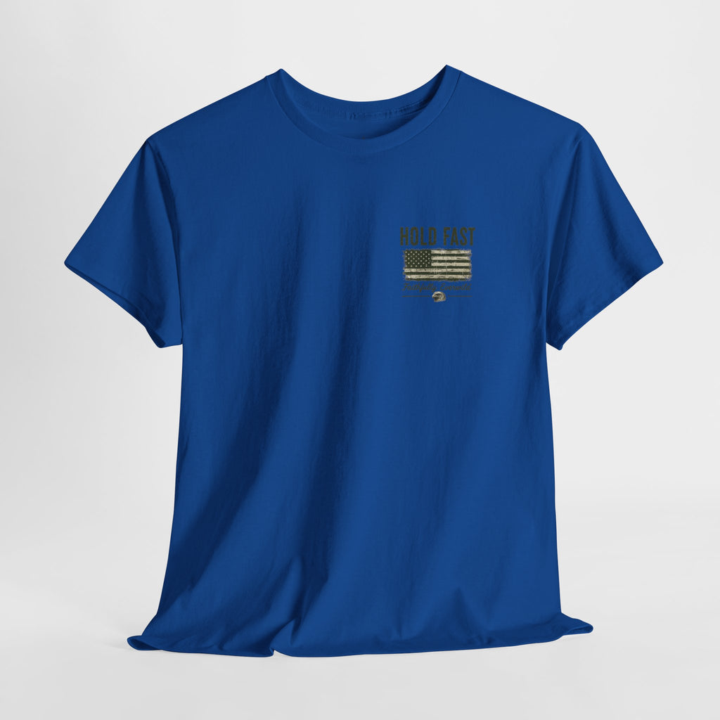 Never Give Up the Fight – Hold Fast Men’s Graphic Tee – Hebrews 10:23
