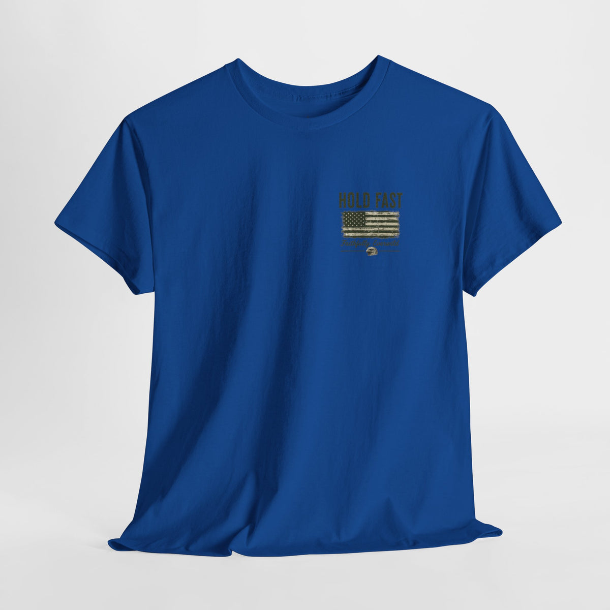 Never Give Up the Fight – Hold Fast Men’s Graphic Tee – Hebrews 10:23