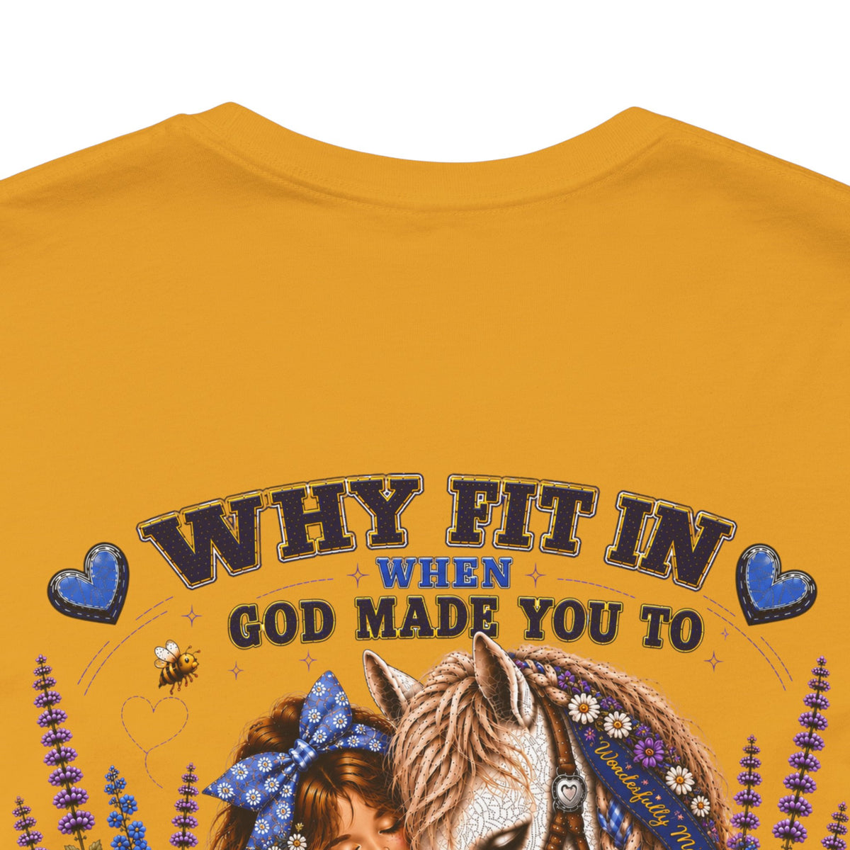 Wonderfully Made • Stand Out for His Glory Horse Tee | Psalm 139:14