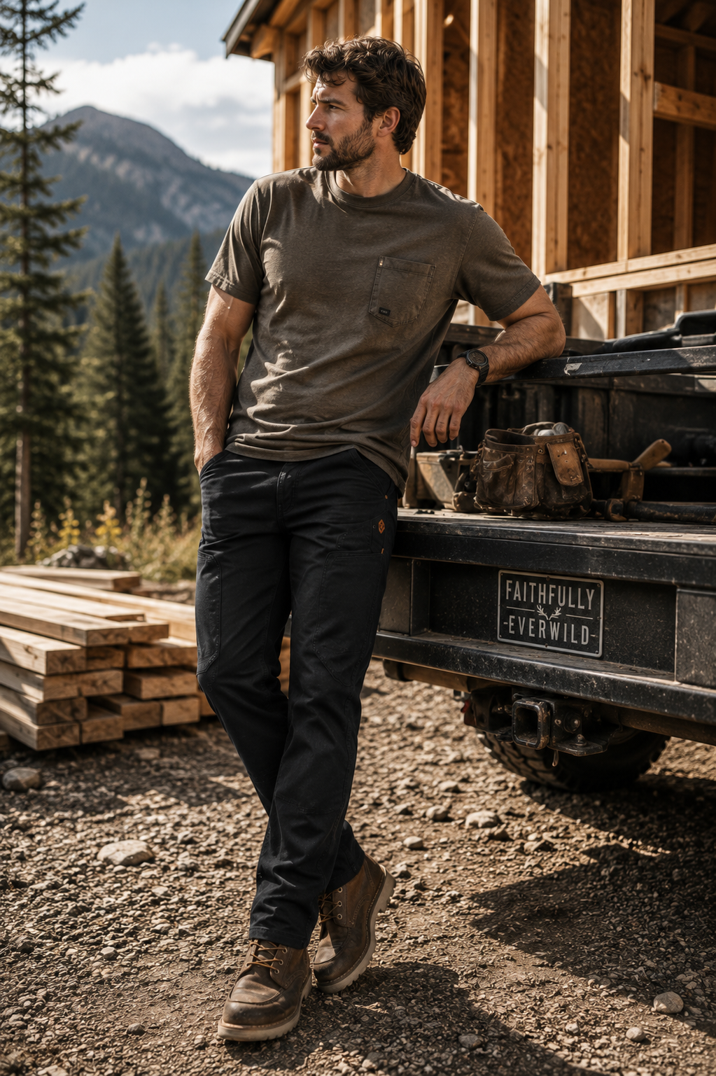 Trailblazer Standard Fit Pants - Vintage Black