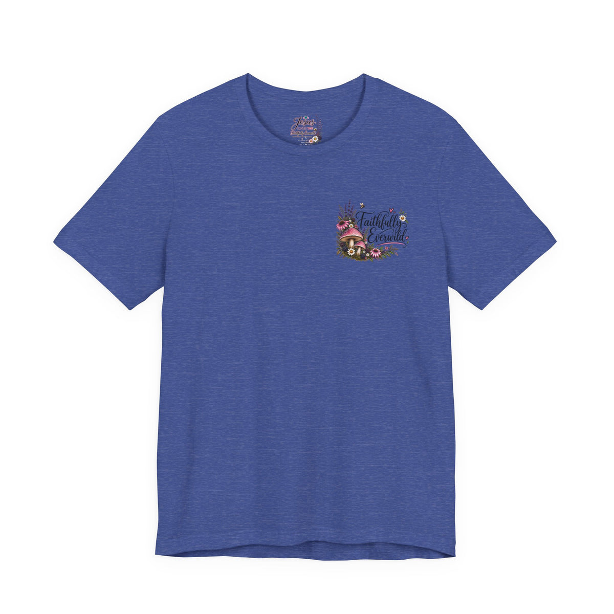 Mushrooms Can Grow Through The Mess Tee | Romans 5:3-4 Faith Shirt