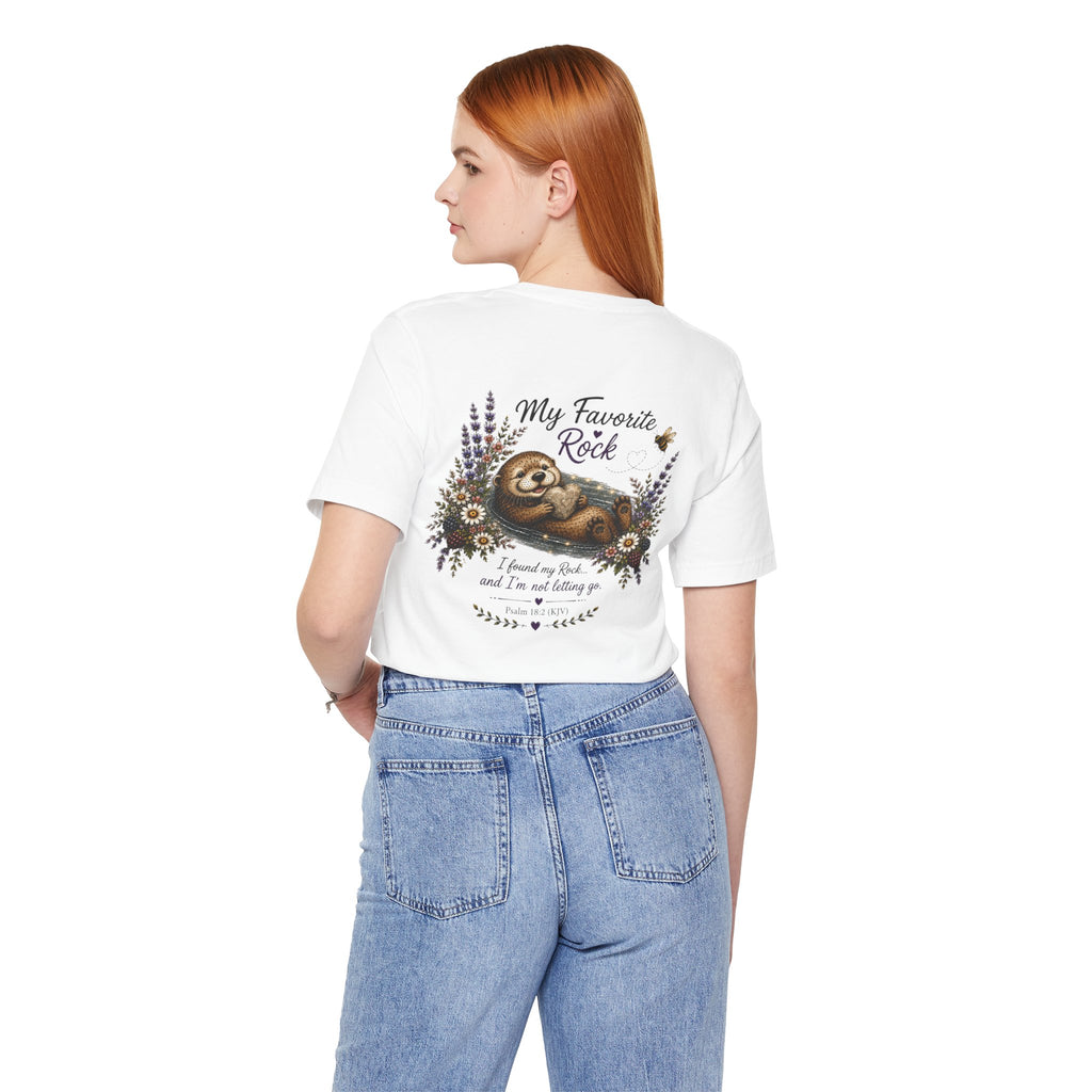 My Favorite Rock Otter Faith Shirt – Psalm 18:2 KJV