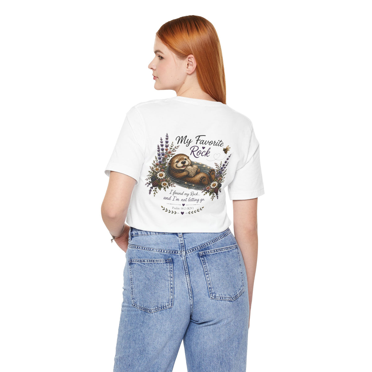 My Favorite Rock Otter Faith Shirt – Psalm 18:2 KJV