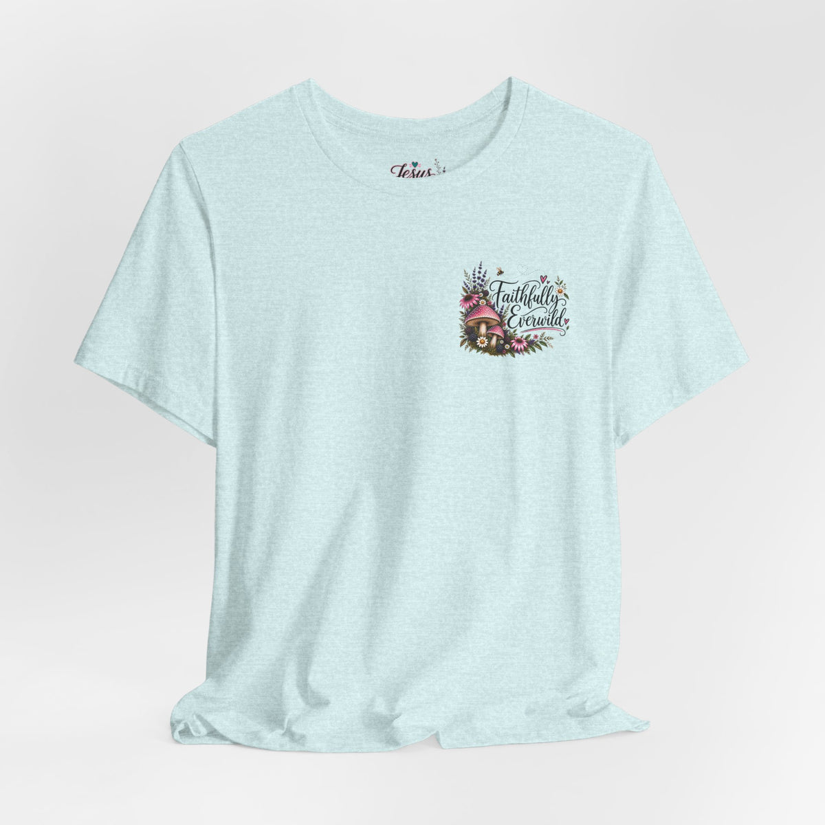 Mushrooms Can Grow Through The Mess Tee | Romans 5:3-4 Faith Shirt