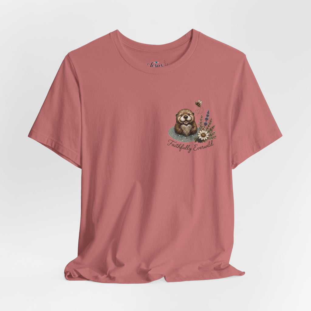 My Favorite Rock Otter Faith Shirt – Psalm 18:2 KJV