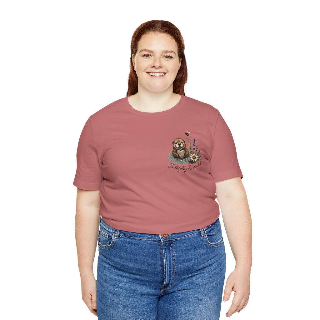 My Favorite Rock Otter Faith Shirt – Psalm 18:2 KJV