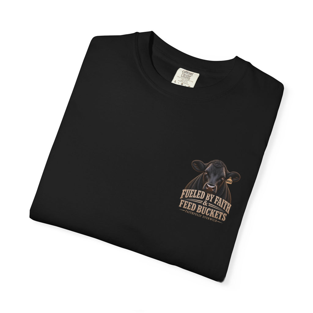 Fueled by Faith & Feed Buckets – Philippians 4:19 Angus Tee