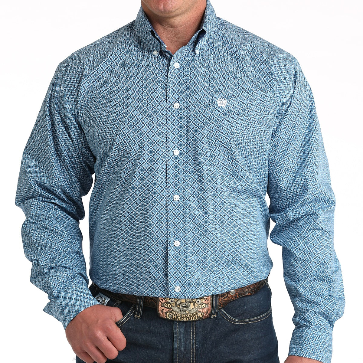 Blue Ridge Diamond Cinch Button-Up