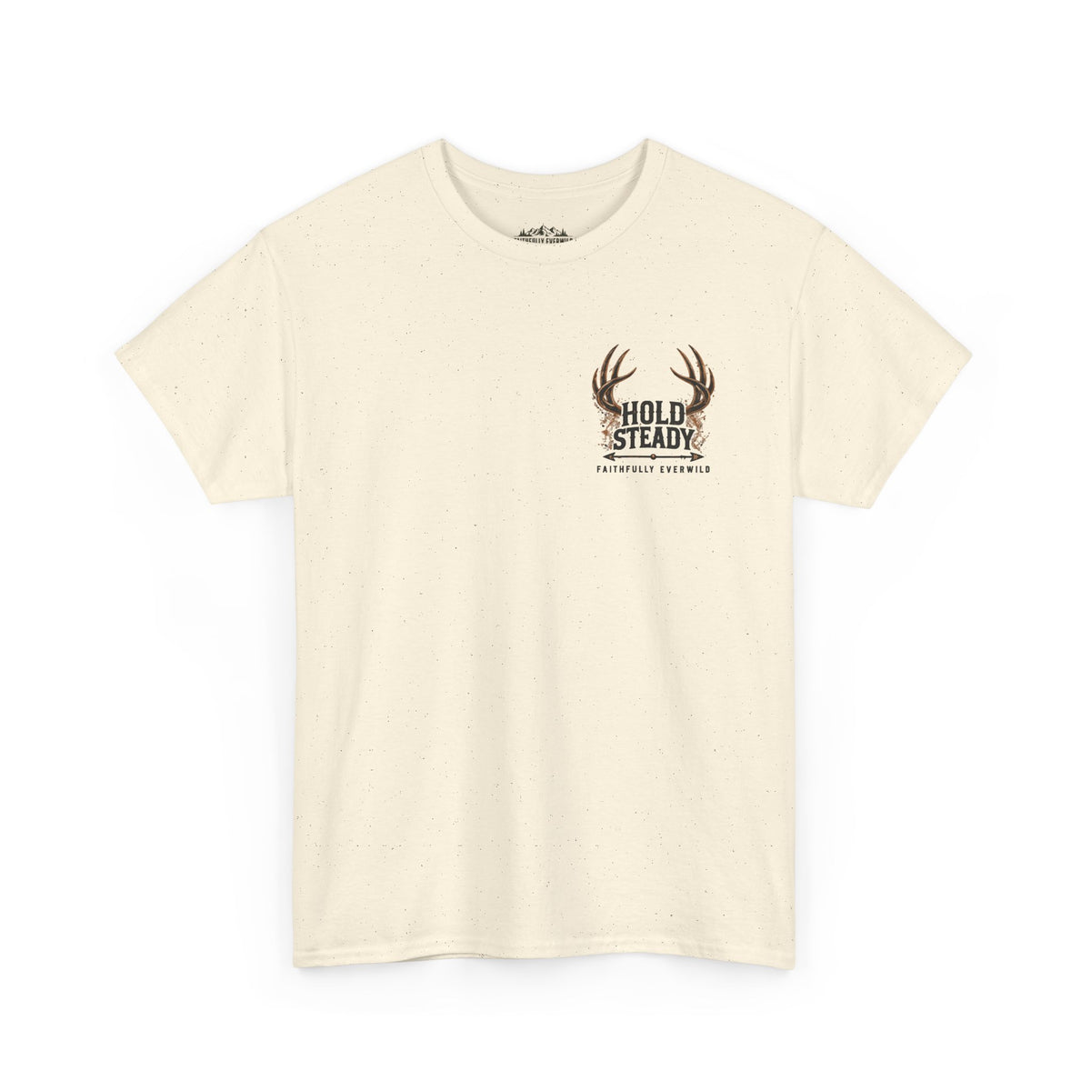 Hold Steady Bow Hunting Tee | Psalm 31:24