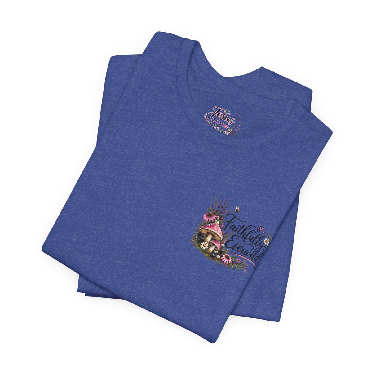 Mushrooms Can Grow Through The Mess Tee | Romans 5:3-4 Faith Shirt