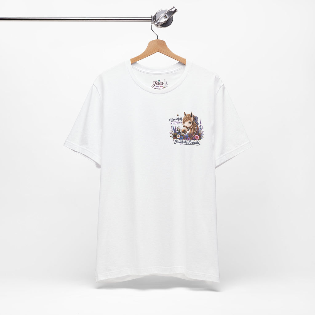 Wonderfully Made • Stand Out for His Glory Horse Tee | Psalm 139:14
