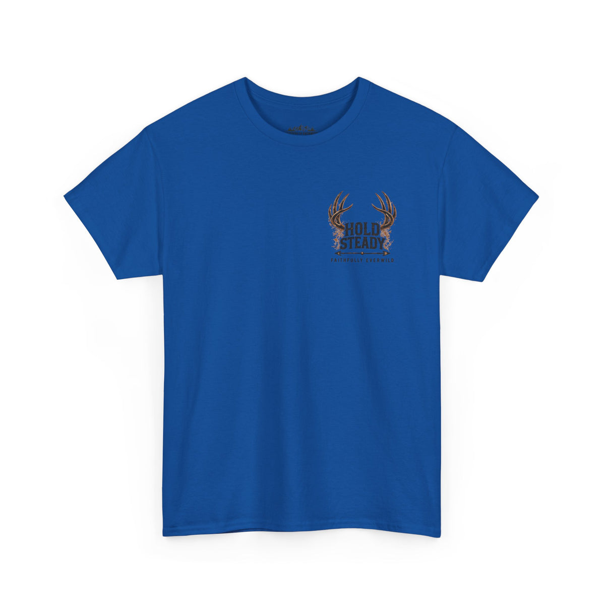 Hold Steady Bow Hunting Tee | Psalm 31:24