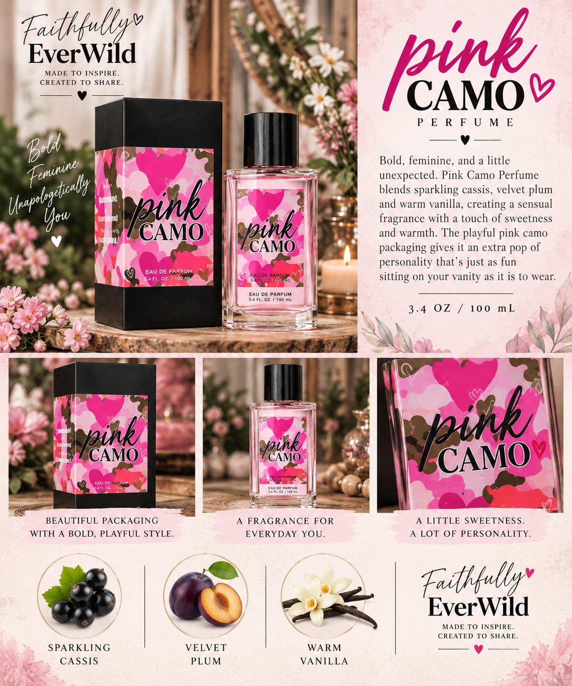 Pink Camo Perfume | Bold & Beautiful