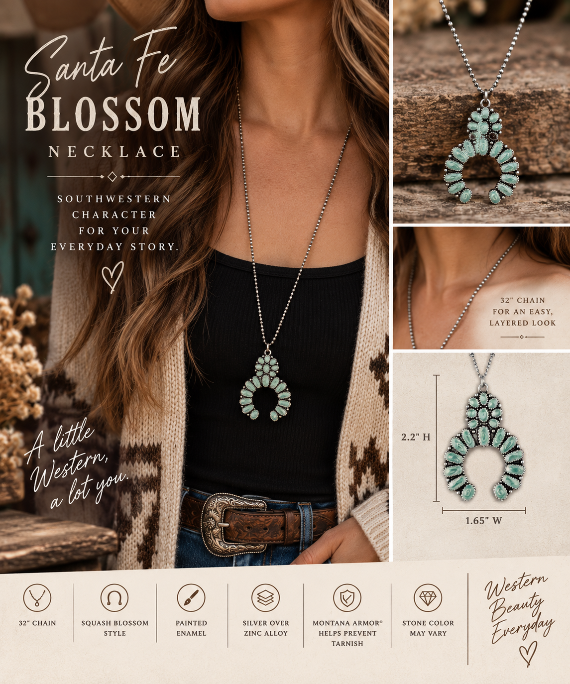 Santa Fe Blossom Necklace