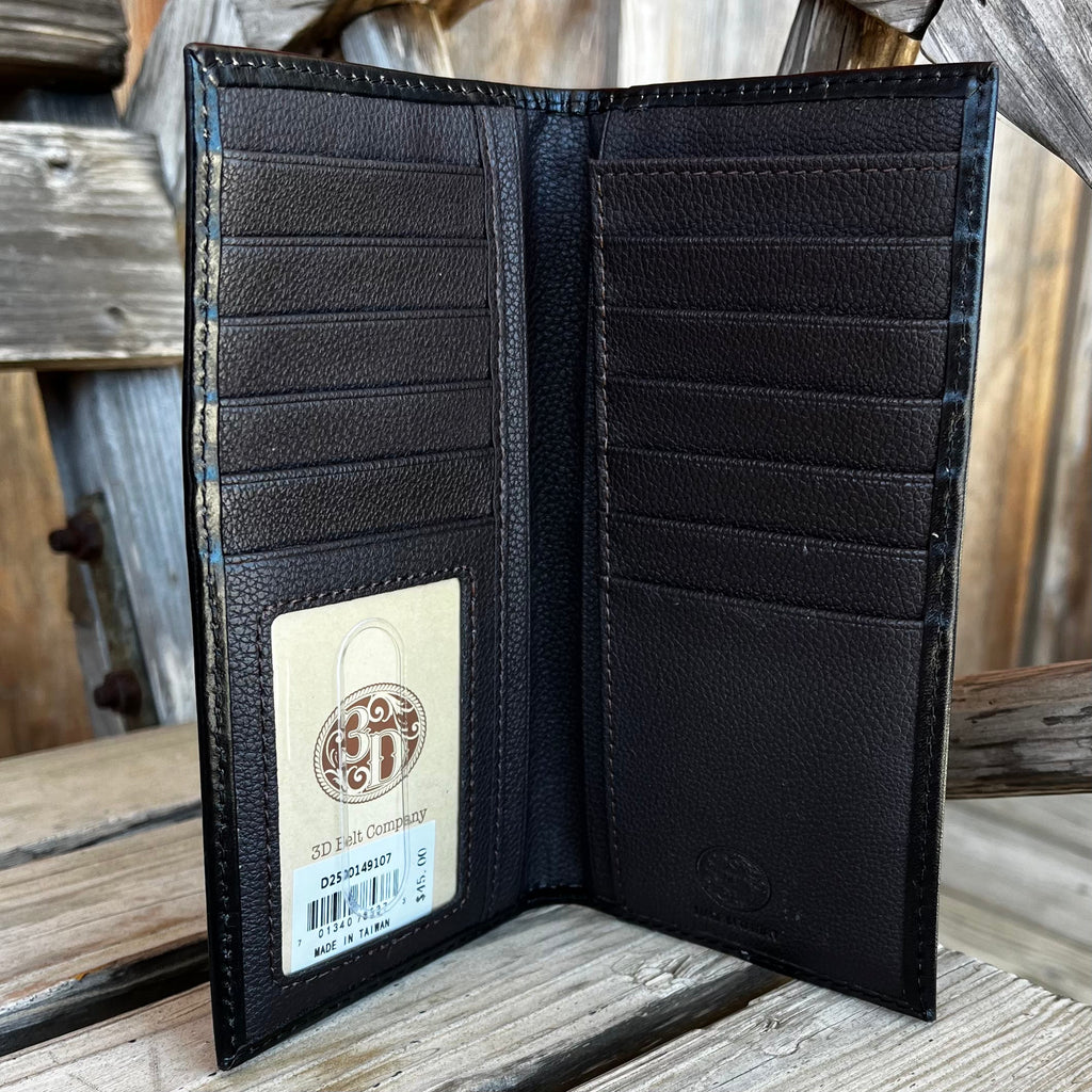 Tooled Floral & Beaded Rodeo Wallet