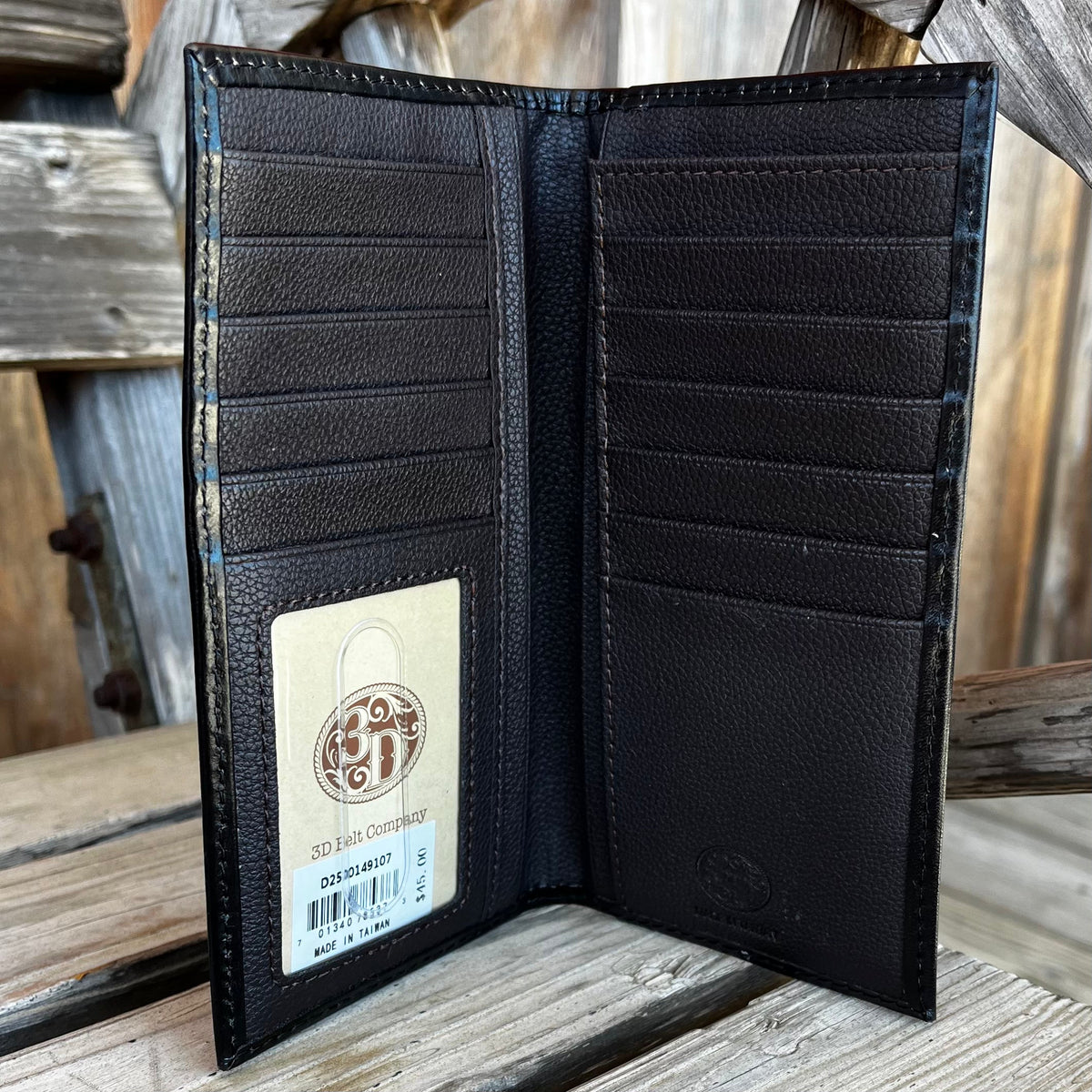 Tooled Floral & Beaded Rodeo Wallet