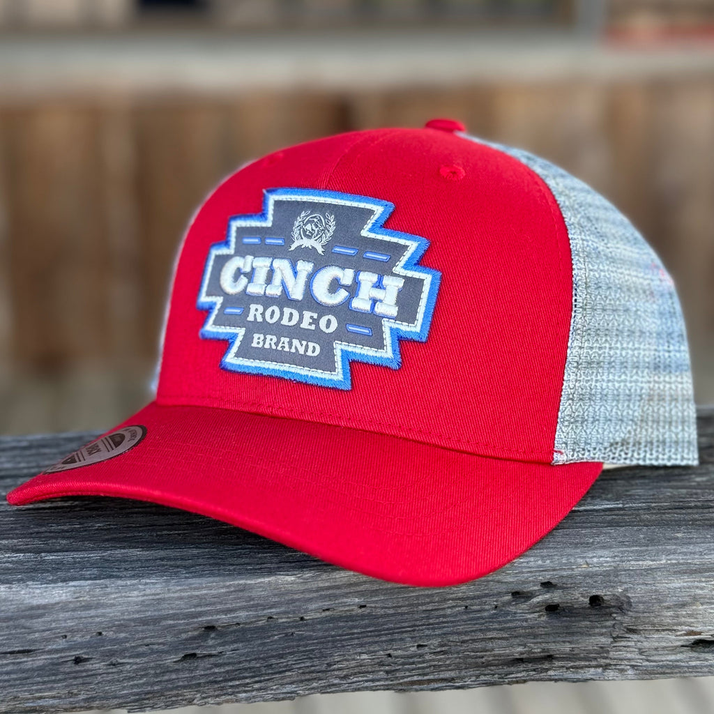 Cinch Rodeo Red Trucker Cap