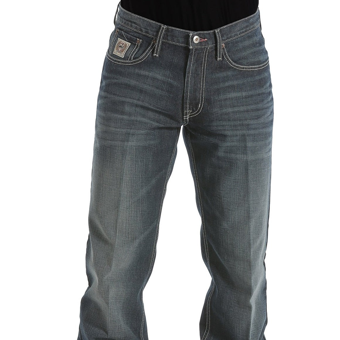 Cinch Men’s White Label Dark Stone Relaxed Fit Jeans
