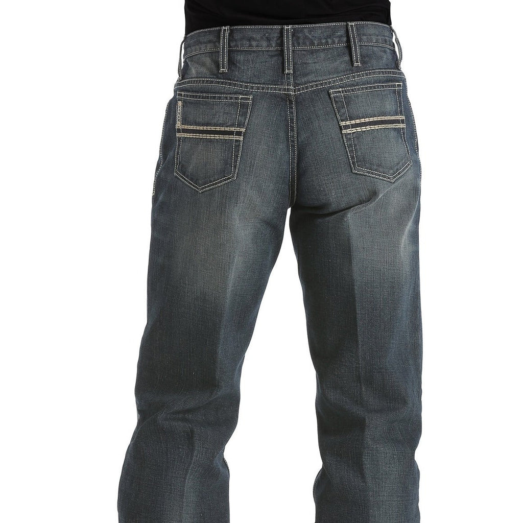 Cinch Men’s White Label Dark Stone Relaxed Fit Jeans