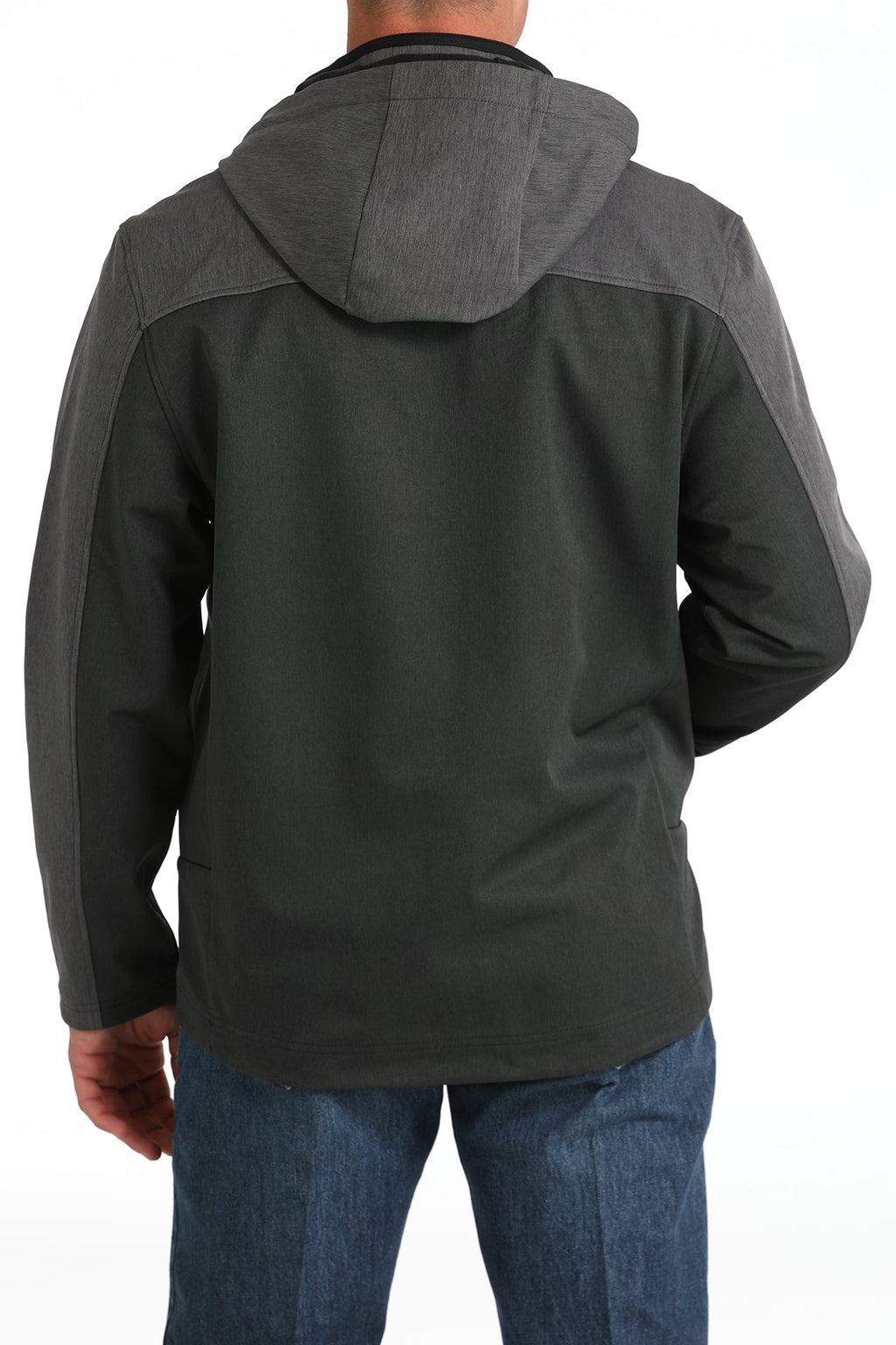 Cinch Men’s Two-Tone Charcoal Hooded Jacket