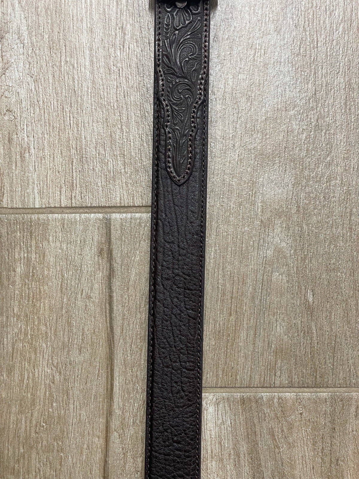 Nocona Men’s Brown Bullhide Floral Belt 🤎