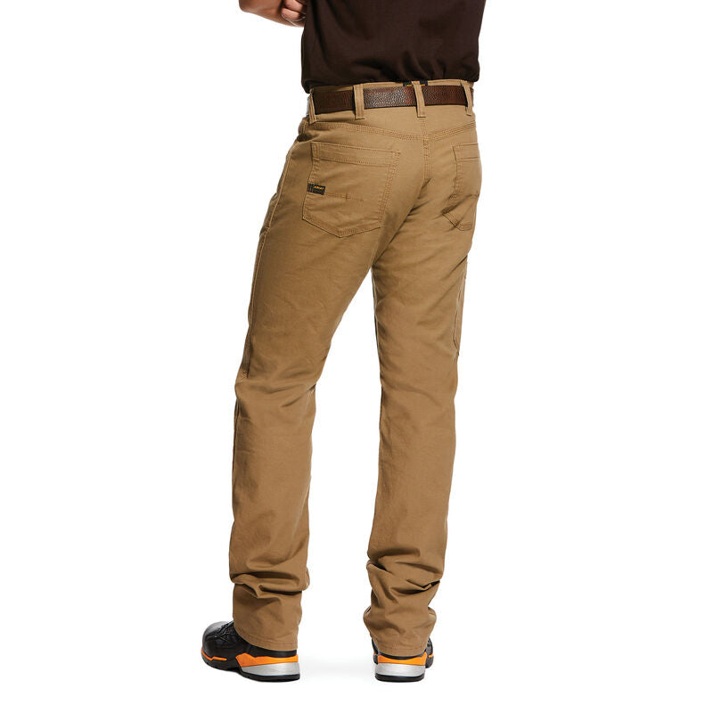 Ariat Men’s M4 Rebar Khaki DuraStretch Straight Leg Pants