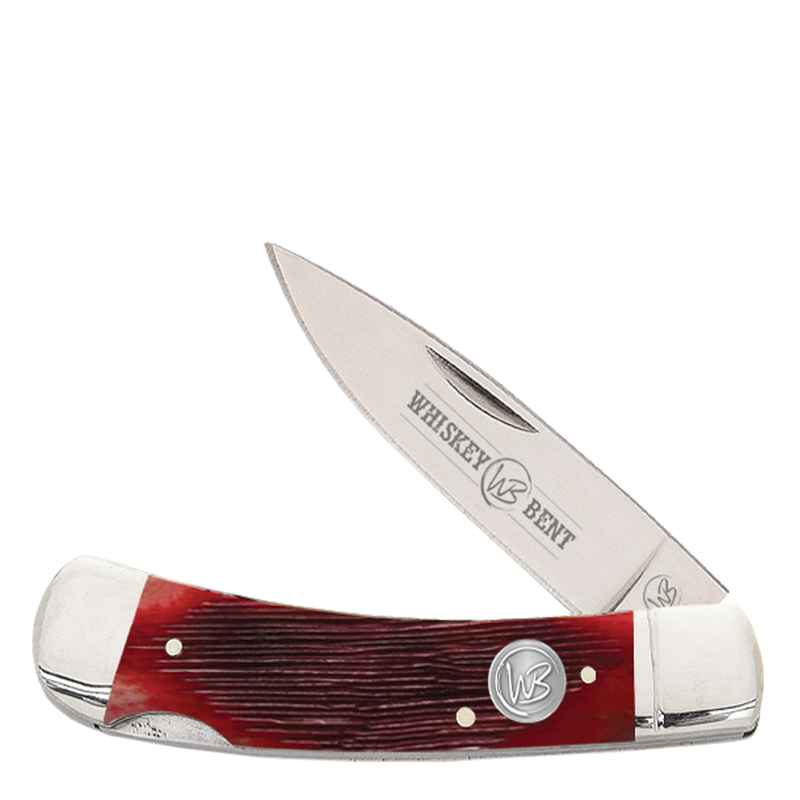 Black Cherry Lock Blade Folding Knife | Whiskey Ranch